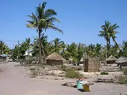 Traditional buildings in Vilankulo