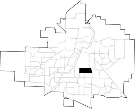 U of S Lands South Management Area location map