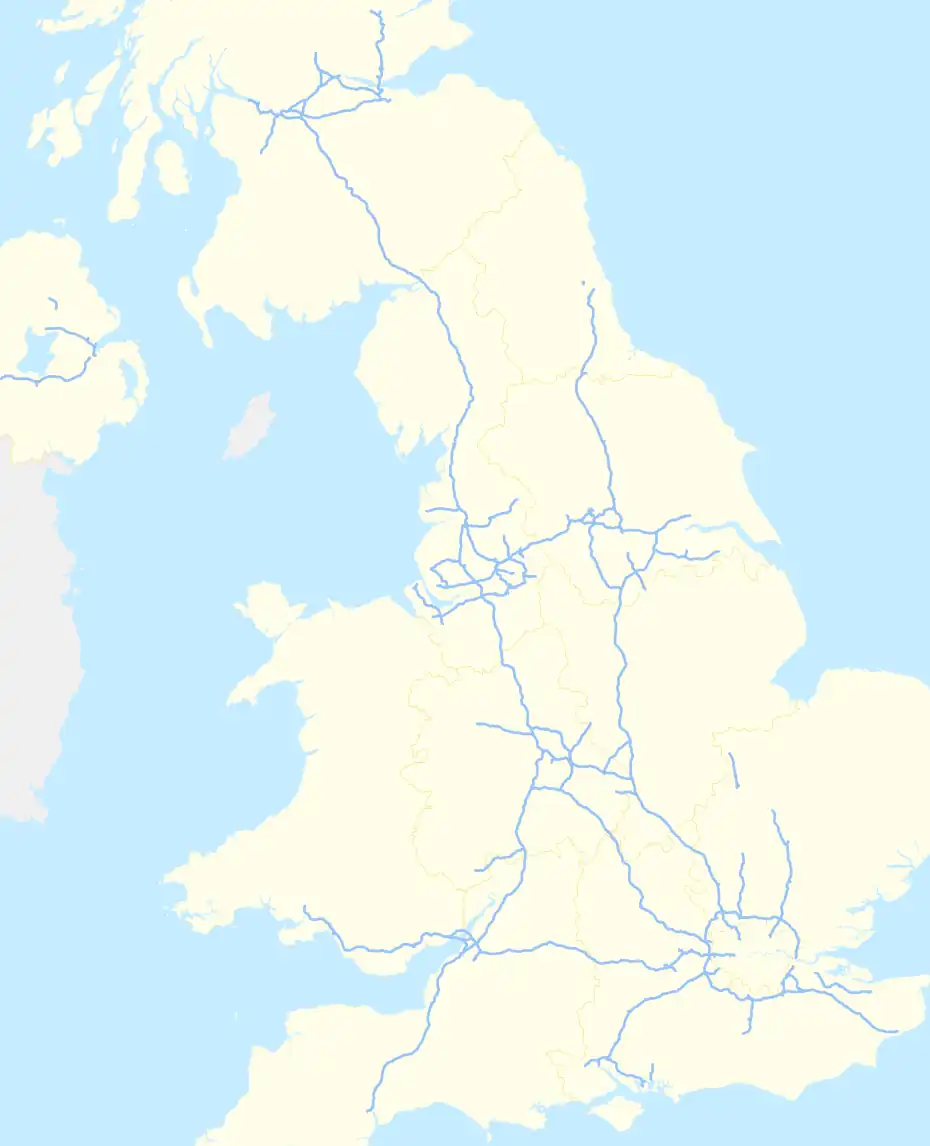 Sandbach Services is located in UK motorways