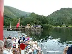 Raven leaving the jetty at Howtown.