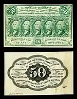 fifty-cent first-issue fractional note