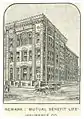 Broad and Clinton bldg, circa 1891 (razed)