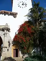 Main entrance and clock tower