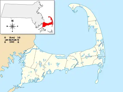 West Harwich is located in Cape Cod