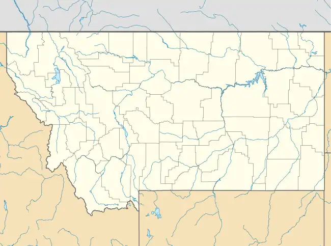 Caribou Fire is located in Montana