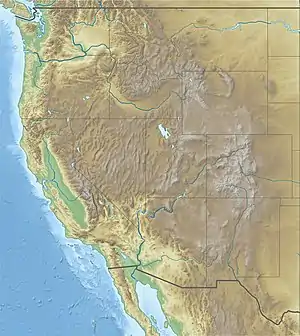 Map showing the location of Jornada Biosphere Reserve