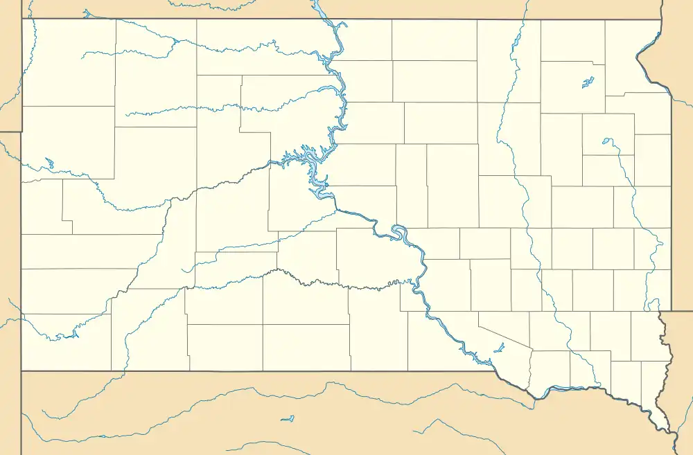 Glad Valley, South Dakota is located in South Dakota