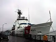 Steadfast pier-side at Astoria