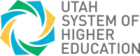 A logo for the Utah System of Higher Education, the public university system of the state of Utah, United States