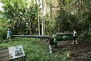 One of the three surviving Piti Guns on Guam.