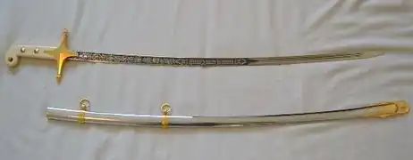 Today's U.S. Marine Corps officers' Mameluke sword resembles those used by the Mamluks