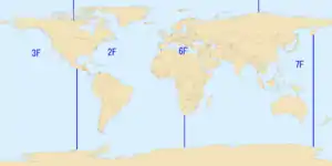 United States Navy Fleet sections in the 1980s.