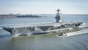 USS Gerald R. Ford underway