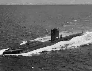 Grayback (LPSS-574), underway, c. 1968