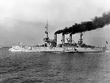 USS Kansas in 1906