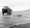 USS LST-205 during Battle of Kiska on 21 August 1943