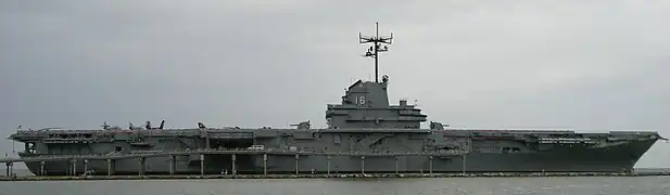 Lexington as a museum ship, 2008