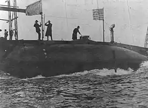 USS Pike being launched at San Francisco, 1903