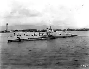 USS R-1 at Pearl Harbor, c. 1923-1930