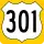 U.S. Highway 301 Alternate marker