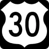 US 30 route marker