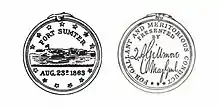 Gillmore Medal, front and back