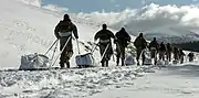 Cold weather training in Gunnison National Forest.