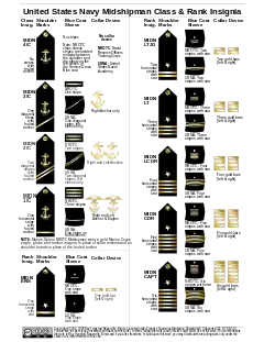 United States Naval Academy/NROTC Rank Structure