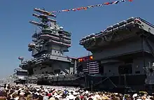 Commissioning ceremony of Ronald Reagan, 2003