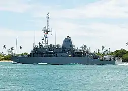 USS Pioneer (MCM-9), an Avenger-class mine countermeasures ship