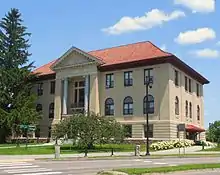 View of Morrill Hall, UVM from the southwest corner, Jul 2015