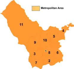 Ulanqab's divisions: Chahar Right Middle Banner is 9 on this map