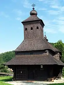 Wooden church in Uličské Krivé.