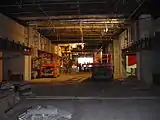 Entrance hall during reconstruction in September 2009