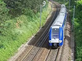 A TER service to Lyon near Grenoble