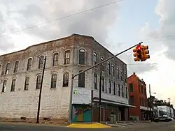 Union Springs at sundown