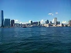 Kowloon as viewed from Hong Kong Island