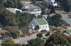 This church was erected in 1862, the style being predominantly neo-Gothic.
It is closely connected with the history of the town.
Type of site: Church
Previous use: Church.
Current use: Disused.