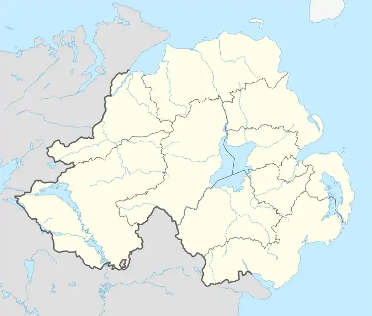 Corkey is located in Northern Ireland