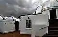 Telescope enclosures at the observatory