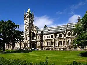 University of Otago clocktower building