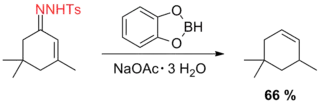 Scheme 12-2. Deoxygenation of an α,β-unsaturated carbonyl compound