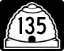 State Route 135 marker