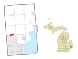 Location within Macomb County