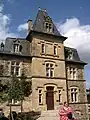 The old lycée or grammar school building, a landmark in secularization when it was built.