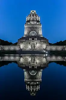 Völkerschlachtdenkmal: Monument to the Battle of the Nations, completed in 1913