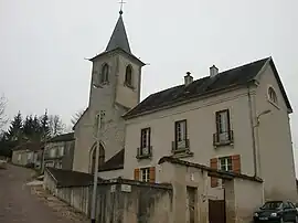 The church in Val-Suzon