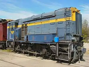 Preserved F202 at the Seymour Railway Heritage Centre in October 2005