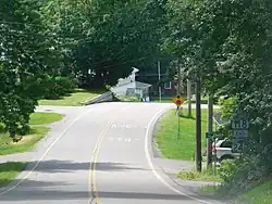 Vermont Route 242 in Montgomery Center, 2017