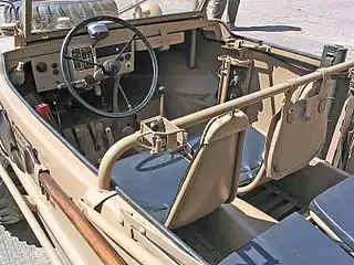 Schwimmwagen interior